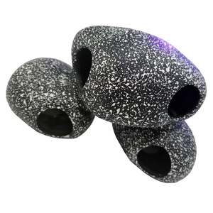 Cichlid Stone Aquarium Fish Tank <strong>Pond</strong> Ornament Decoration Shrimp Breeding <strong>Rock</strong> Cave Ceramic Stones <strong>Rock</strong> - Product Image 1