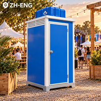 Cabine de toilettes portable moderne isolée en EPS pour chantier de construction, festival, événement public, usage de bureau