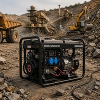 Générateur diesel silencieux de type conteneur 50Hz 200kW 250kVA triphasé refroidi par eau avec démarrage automatique ATS, station d'alimentation Plug-and-Play