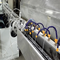 Ligne de production de tubes et de tuyaux flexibles transparents en PVC, en fibre de PVC, tressée, renforcée en plastique