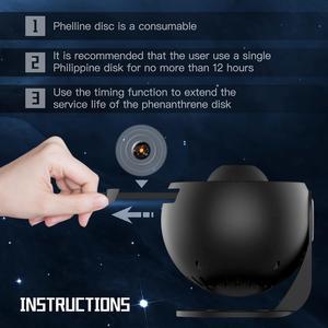 Proiettore Planetario Globo Luminoso Rotante Atmosfera Dinamica Proiettore Galassia per Camera da Letto Lampada Proiettore Laser Universo da Sogno - Product Image 6