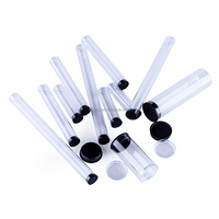 Tube de brillant à lèvres transparent en plastique PC, emballage rond avec bouchon à vis, impression offset, couleur personnalisée, sucre