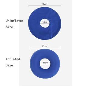 เบาะรองนั่งหลังคลอดเบาะรองนั่งแบบเป่าลมวงแหวนหมอนโดนัทเบาะรองนั่งยางไวนิลแผ่นรองริดสีดวงทวารทางการแพทย์ - Product Image 5