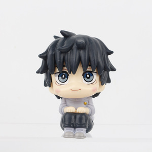 Set di 5 Statuette Anime da 8CM di <span class=keywords><strong>Jujutsu</strong></span> <span class=keywords><strong>Kaisen</strong></span>: Geto, Yuji, Toji, Gojo Satoru, Testa Grande, Giocattolo Regalo Giapponese - Product Image 6