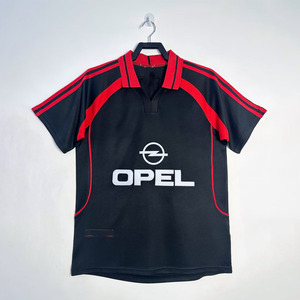 Camisetas de Fútbol Retro Edición Aficionados 93-95, <span class=keywords><strong>Segunda</strong></span> Equipación, Negras, Transpirables, 100% Poliéster - Product Image 1