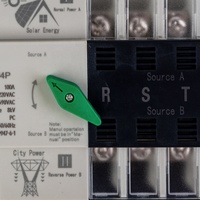 Interrupteur de transfert automatique (ATS) monophasé 2 pôles type CB 100A Cuivre 800A Capacité de coupure pour usage domestique Installation facile Simple