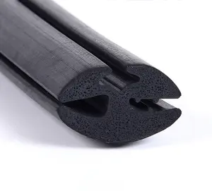 PVC EPDM Rubber Edge Trim Sealing Strip Self Adhesive Foam Tapes Weather Strip For Glazing Doors Windows Guard