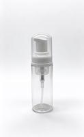 Flacon pompe à mousse électroplaqué Spot-on 30ml, 40ml, 60ml, 80ml, 100ml, 120ml en plastique PET avec pompe externe, liquide ne passe pas par le tube à ressort