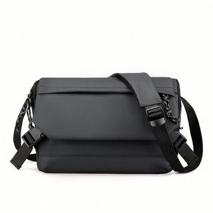 กระเป๋าสะพายข้างสำหรับผู้ชายกระเป๋าสำหรับขี่จักรยานสะพายไหล่ข้างเดียวกันน้ำทำจากเมมเบรนมีโลโก้ - Product Image 3