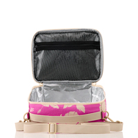 Hibiscus fleurs Ripstop Nylon aluminium Film thermique épaule sac à déjeuner femmes refroidissement isolation sac isotherme