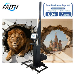 Faith Vertical 3D UV Inkjet Wall <strong>Printing</strong> Machine with Touch <strong>Screen</strong> 2400 DPI Intelligent Picture Wall and Mural Printer - Product Image 2