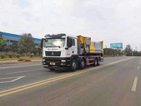 Camion benne à benne arrière SITRAK G5 8x4 manuel diesel avec crochet de levage hydraulique, moteur Euro 6, 2.3L, 31000kg MVM, Hubei