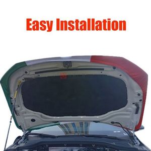 Funda Elástica de Alta Calidad para Capó de Coche con Bandera de Palestina, Tamaño Personalizado, Impresión de Alta Calidad - Product Image 2