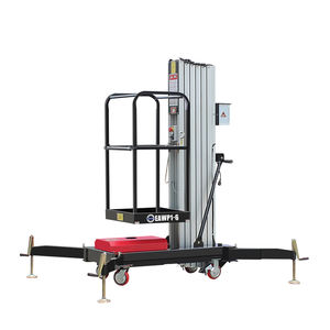 एकल मास्ट एल्यूमीनियम हवाई कार्य मंच <span class=keywords><strong>8</strong></span> मीटर ऊर्ध्वाधर लिफ्ट - Product Image 3