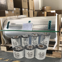 Roll Jumbo Pita Transfer Termal Industri 910mm X 16300m untuk Printer Label Barcode