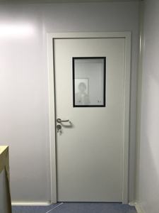 Portes de salle d'opération manuelles en acier inoxydable ignifuge très appréciées pour les établissements de santé - Product Image 1