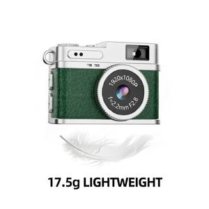 Mini Cámara de Seguridad de Alta Calidad 1080P, Cámara Corporal Retro con Filtro Blanco y Negro, Grabadora de <span class=keywords><strong>Video</strong></span> para Reuniones, Senderismo, Cámara Portátil con Llavero - Product Image 2