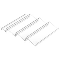 Étagère de rangement pour assaisonnements en acrylique, 4 pièces, empilable, avec tiroirs transparents, pour bouteilles d'épices