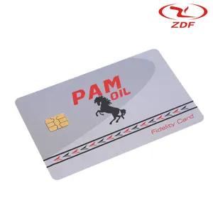 Impresión personalizable contacto tarjeta IC tarjetas de visita con FM4442 o ISSI4442 precio competitivo China