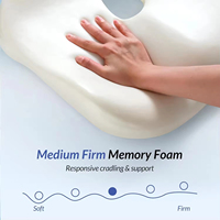 Coussin orthopédique personnalisable en mousse à mémoire de forme pour chaise de bureau et siège de voiture, pour le soutien du dos et le soulagement du stress
