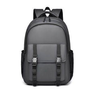 กระเป๋าเป้สะพายหลังนักเรียนชายขายดี ฟิล์มกันน้ำ ดีไซน์เรียบง่าย สไตล์ลำลอง พร้อมบริการสกรีนโลโก้ สำหรับใช้งานกลางแจ้ง - Product Image 5