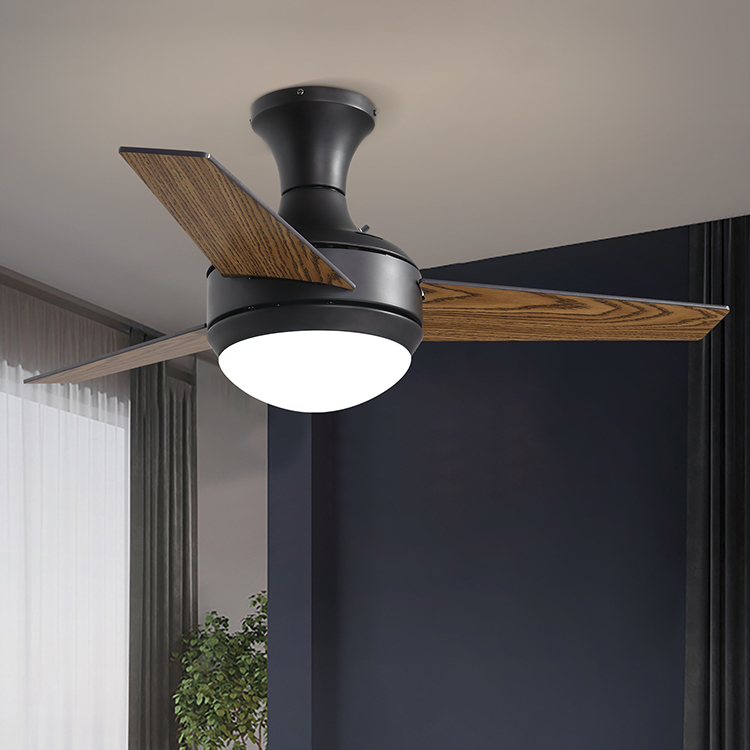 Modern Professional Design Living Room Ceiling Fan Lamp Remote Control AC Motor Three-Speed Adjustable LED Dimmable 40-Inch