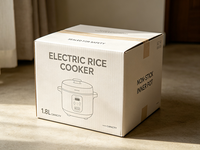 Boîte d'emballage personnalisée pour cuiseur à riz 3L, en carton ondulé de qualité alimentaire, pour appareils de cuisine