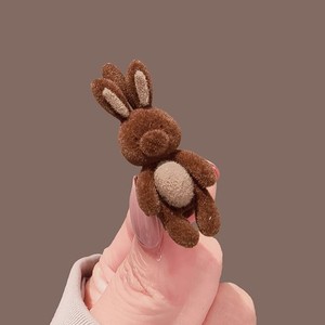 Pinza <span class=keywords><strong>de</strong></span> Pelo <span class=keywords><strong>con</strong></span> Diseño <span class=keywords><strong>de</strong></span> Osito Adorable, Hecha <span class=keywords><strong>de</strong></span> Terciopelo, para Mujer, Nuevo Estilo <span class=keywords><strong>con</strong></span> Clip para <span class=keywords><strong>Flequillo</strong></span> Lateral, Pinza <span class=keywords><strong>de</strong></span> Pelo en Forma <span class=keywords><strong>de</strong></span> Corazón para Niñas - Product Image 4