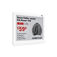 Minew - Etiqueta Electrónica de Precio ESL con Pantalla Eink Industrial de 5.8 Pulgadas, Plataforma en la Nube, Aplicación Web, Solución Completa