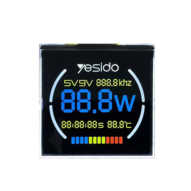 Custom Made 7 Screens LCD Display with Metal Pin Connection Small Display Lcd Meter Screen Segment Displays