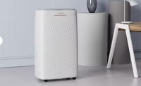Purificador de Aire Programable A16 de 20L, Deshumidificador para Casa Móvil, Compresor de Bajo Ruido, Ionizador con WiFi