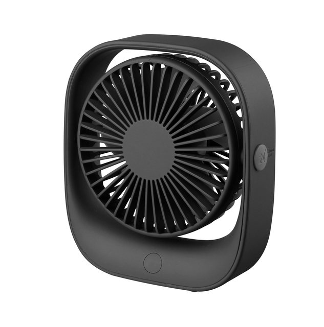 Konwin Rechargeable Foldable Low Noise Portable MINI Desk Fan with USB Cable for Car & Outdoor Use