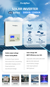 1.5KVA 12V Sóng Sin Tinh Khiết 1500W Tần Số Thấp Hybrid Solar Power Inverter Với 20A AC Charger - Product Image 2