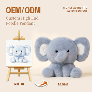 Elefante Pequeño de Peluche Suave con Relleno de Algodón PP, Lindo Peluche Kawaii Bordado, <span class=keywords><strong>Mini</strong></span> Juguete Reconfortante, Regalo de Cumpleaños para Niños - Product Image 1