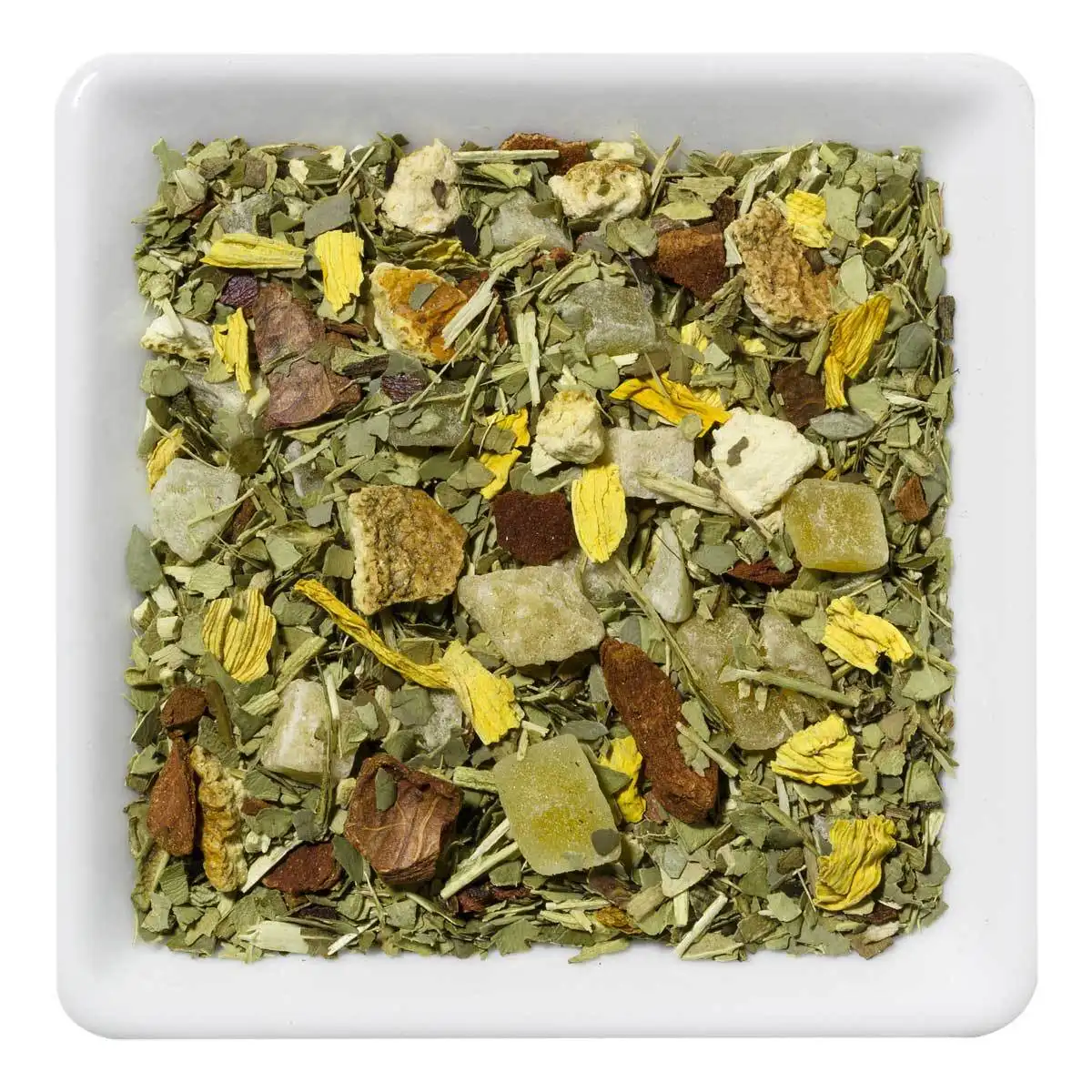 Chá seca com bolsas de chá yerba, chá seca rápido para perda de peso