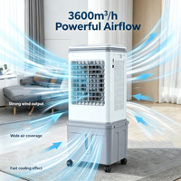 Ventilateur sur pied commercial personnalisé OEM, fort débit d'air, ventilation à grand angle, grande surface, purificateur d'air efficace en plastique