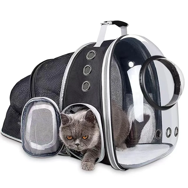 Venta al por mayor de mochila para gatos, mochila para perros pequeños, mochila para mascotas, bolsa para gatos