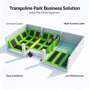 Parque de Trampolines Personalizado para Interiores y Exteriores, para Niños y Adultos - Product Image 6