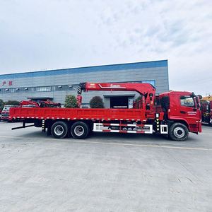 Grue montée sur camion Shacman 6x4 avec grue de levage à flèche en 5 sections Changwei de 12 tonnes pour la logistique, les travaux portuaires et les charges lourdes - Product Image 4