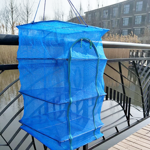 قفص تجفيف السمك من <span class=keywords><strong>3</strong></span> طبقات 50*50*70 صافي/شبكة صيد سمك جافة شبكة مضادة للبعوض/فواكه/خضروات - Product Image 4