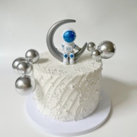 Ins Style Astronaut Statue Kuchen Dekoration Kinder Geburtstags torte Topper