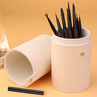 Ensemble de 12 pinceaux de luxe en bois de santal pour nail art, à manche ovale ondulé, pour manucure, liner, dégradé, gel UV et extension