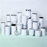 Gobelet isotherme en acier inoxydable 304/201 de 30 oz et 20 oz, avec tube d'aspiration, grande capacité, pour voiture, idéal pour la sublimation transfrontalière