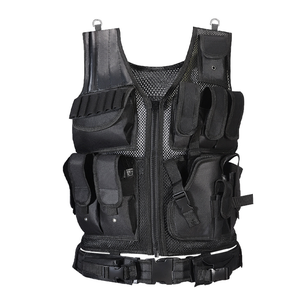 Chaleco Táctico de Camuflaje DFV02, Chaleco de Entrenamiento de Combate Transpirable Ultraligero para Exteriores, Ajustable para Adultos y Niños - Product Image 4