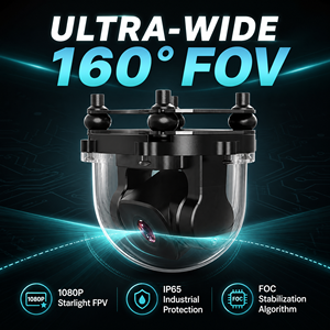 Siyi A2 Mini FPV <b>Gimbal</b> <b>Camera</b> 1080P Ultra Wide 160 Degree Starlight Night Vision IP65 Waterproof - Product Image 1