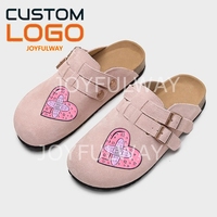 Sandales en cuir véritable de haute qualité sabots à semelle sabots personnalisés avec logo de marque sabots pantoufles