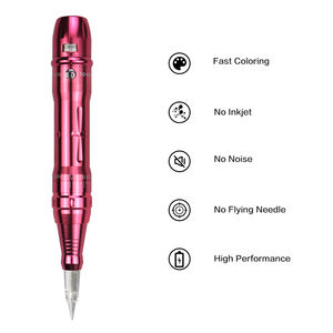 Ametralladora Microblading de <span class=keywords><strong>tatuaje</strong></span> de plata y oro rosa de alta calidad, funciona con batería para cejas, labios, tatuajes, <span class=keywords><strong>academia</strong></span> de entrenamiento - Product Image 6