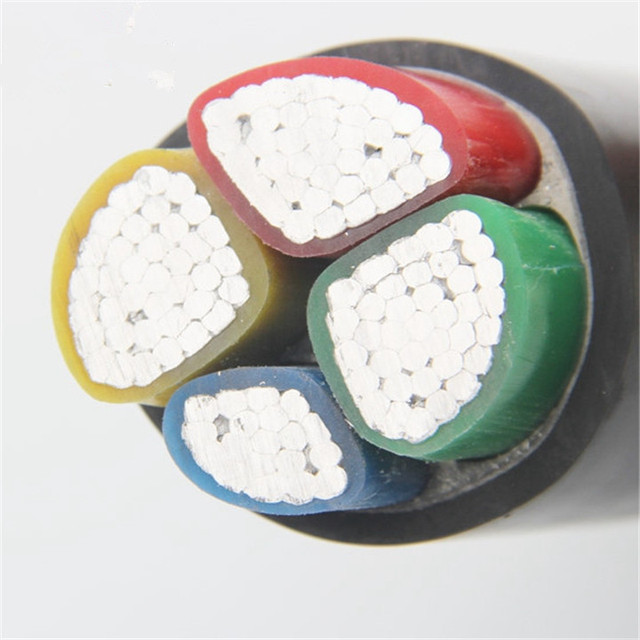 0.6-1KV XLPE Insulated PVC Sheathed Aluminum Conductor Core Power Transmission Low Voltage Cable YJLV AL/XLPE/PVC -armoured