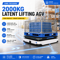 Robot Móvil Autónomo (AMR) Inteligente con Tecnología SLAM y Guía Láser, Capacidad de Carga de 2000 kg/2T, para Transporte de Materiales en Fábricas y Almacenes