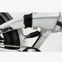 Kit de vélo électrique à pneus gras R5 PRO de haute qualité pour adultes, 48V 14AH, moyeu arrière 350W, double suspension, batterie cachée, électronique intelligente
